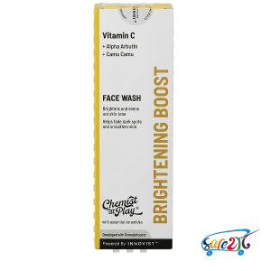 Chemist at Play Vitamin C Brightening Boost Face Wash with Alpha Arbutin & Camu Camu